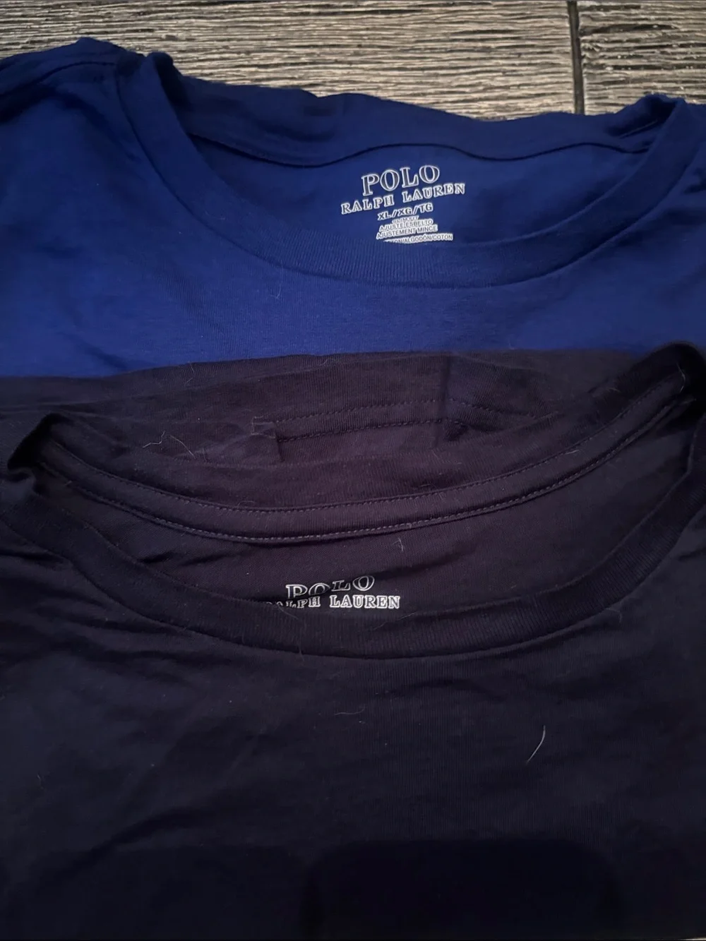 Polo by Ralph Lauren Men's Short Sleeve Tee - Navy & Royal Blue two for $12